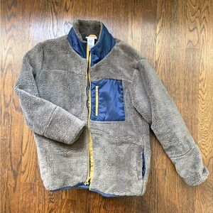 Cozy Gray and Blue Kids Jacket